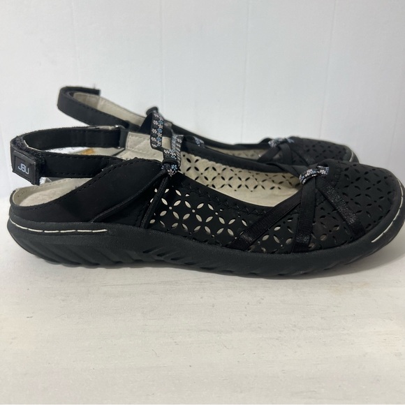 JBU By Jambu Black Floral Outerwear Hiking Gorpcore Hiking Maryjane Shoes 6.5 - Picture 15 of 16